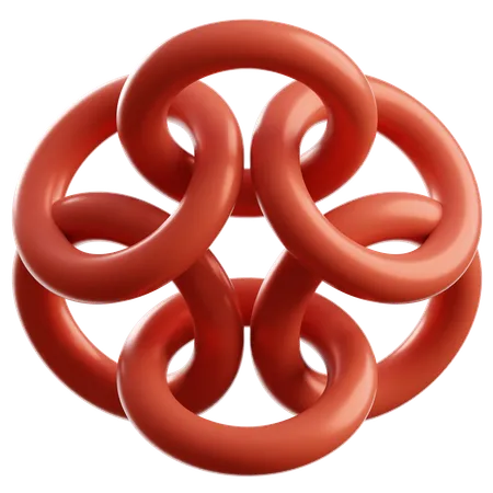 Abstrakter Torus  3D Icon