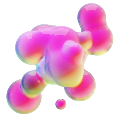 Abstrakte flüssige Form  3D Icon