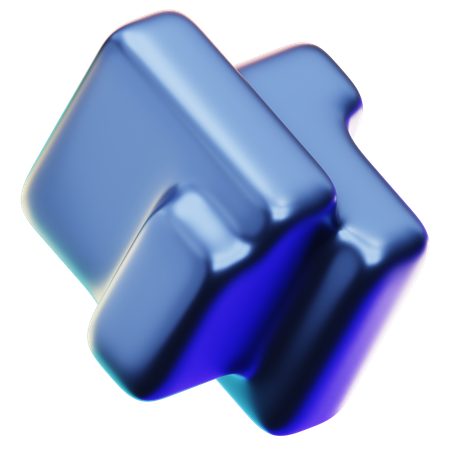 Abstrakte Form  3D Icon