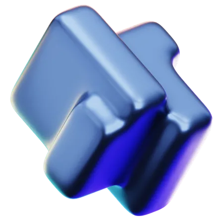 Abstrakte Form  3D Icon