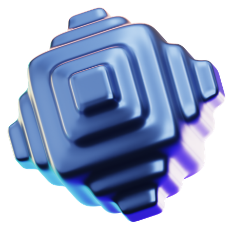 Abstrakte Form  3D Icon