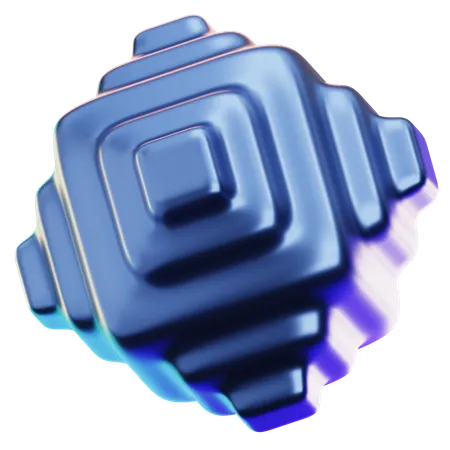 Abstrakte Form  3D Icon