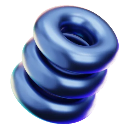 Abstrakte Form  3D Icon