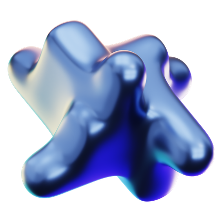 Abstrakte Form  3D Icon