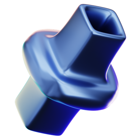 Abstrakte Form  3D Icon