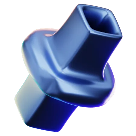 Abstrakte Form  3D Icon