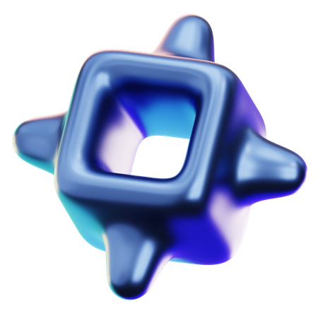 Abstrakte Form  3D Icon