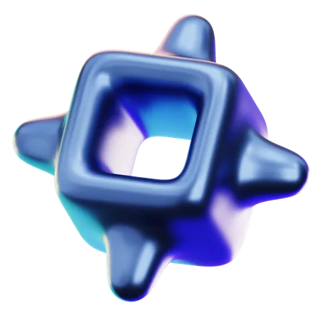 Abstrakte Form  3D Icon