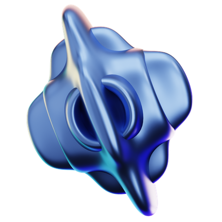 Abstrakte Form  3D Icon