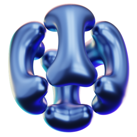 Abstrakte Form  3D Icon