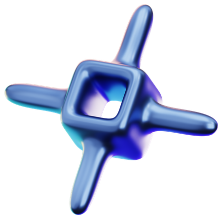 Abstrakte Form  3D Icon