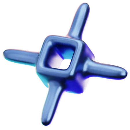 Abstrakte Form  3D Icon