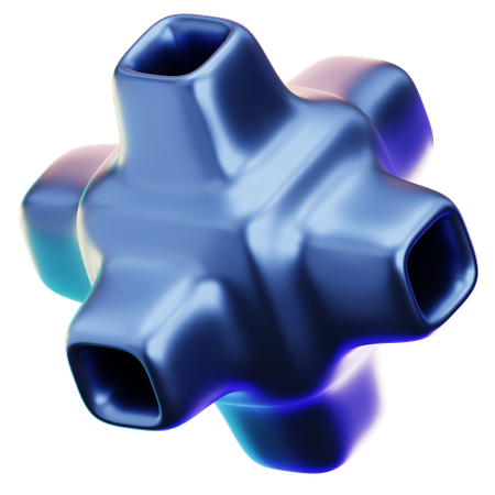 Abstrakte Form  3D Icon