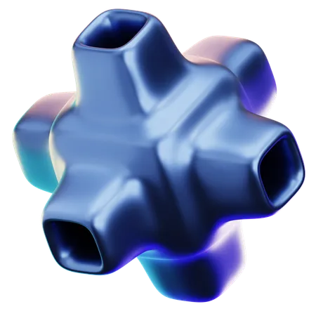 Abstrakte Form  3D Icon