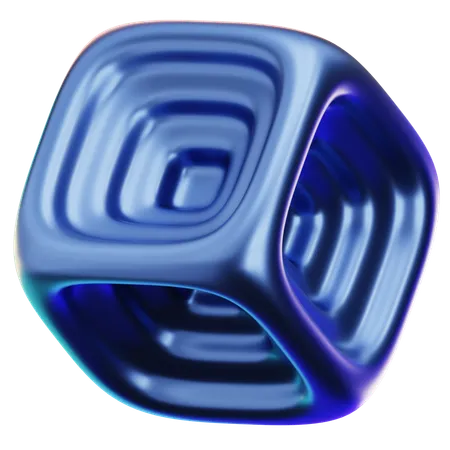 Abstrakte Form  3D Icon