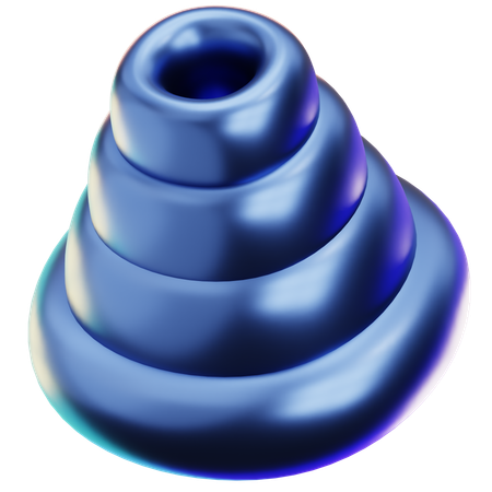 Abstrakte Form  3D Icon