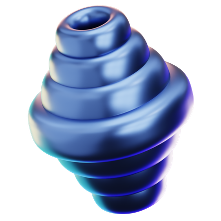 Abstrakte Form  3D Icon