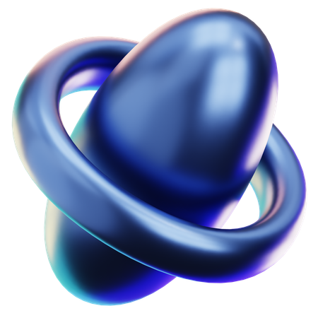 Abstrakte Form  3D Icon