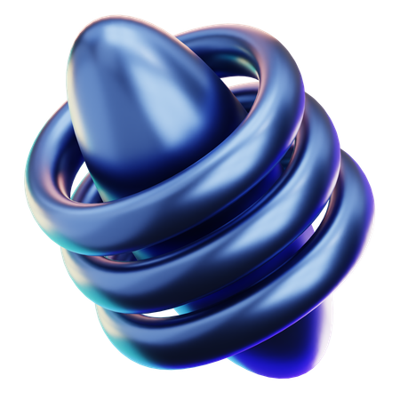 Abstrakte Form  3D Icon