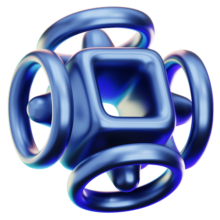 Abstrakte Form  3D Icon