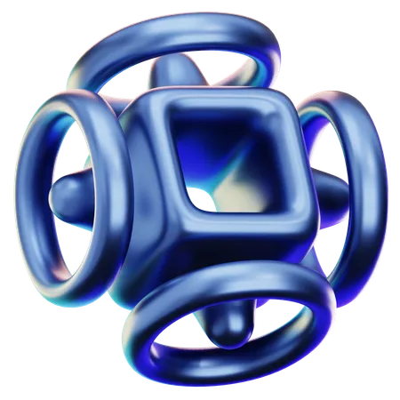 Abstrakte Form  3D Icon