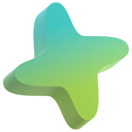 Abstrakte Form  3D Icon