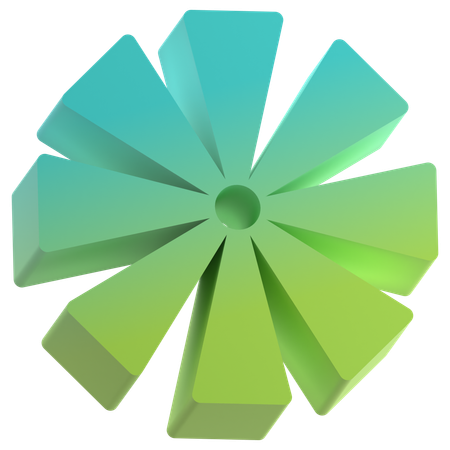 Abstrakte Form  3D Icon