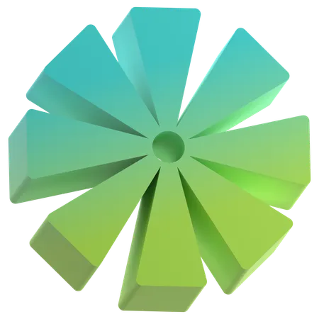 Abstrakte Form  3D Icon