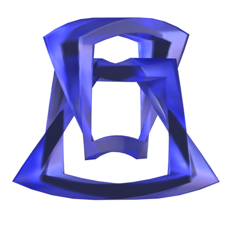 Abstrakte Form  3D Icon