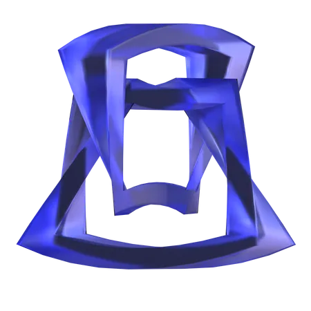 Abstrakte Form  3D Icon