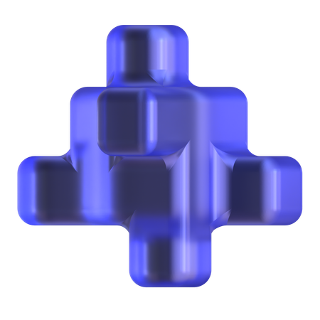 Abstrakte Form  3D Icon