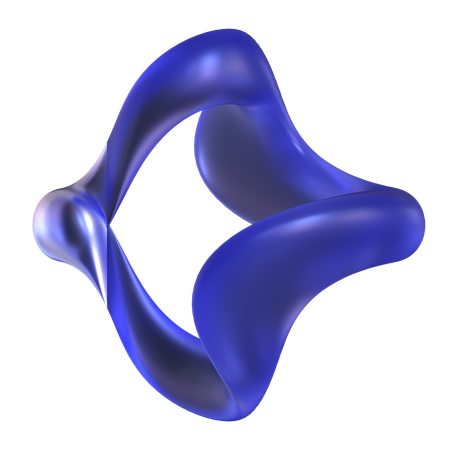 Abstrakte Form  3D Icon