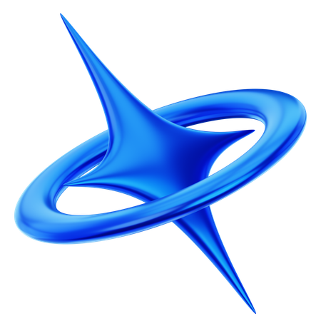 Abstrakte Form  3D Icon