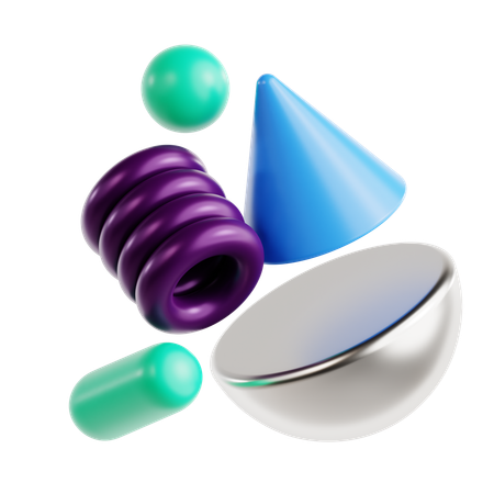 Abstrakte Form  3D Icon