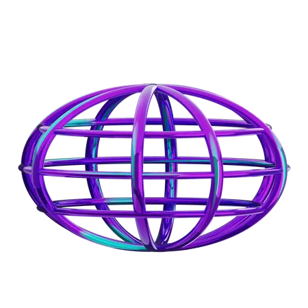 Abstrakte Form  3D Icon