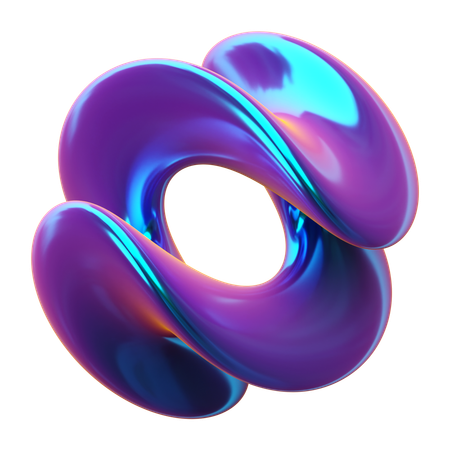 Abstrakte Form  3D Icon