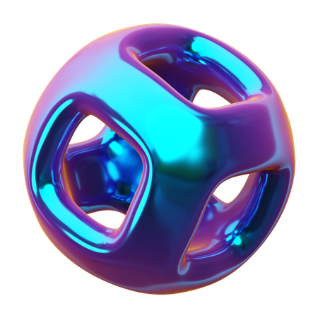 Abstrakte Form  3D Icon