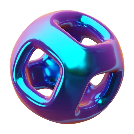 Abstrakte Form  3D Icon