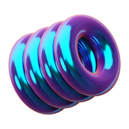 Abstrakte Form  3D Icon