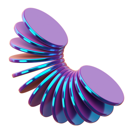 Abstrakte Form  3D Icon