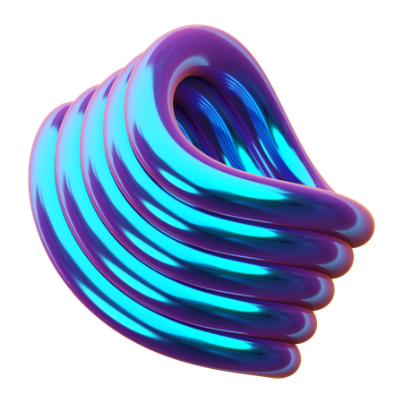 Abstrakte Form  3D Icon