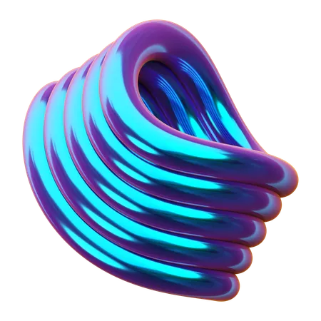 Abstrakte Form  3D Icon