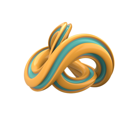 Abstrakte Form  3D Icon