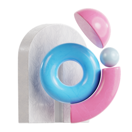 Abstrakte Form  3D Icon