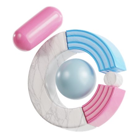 Abstrakte Form  3D Icon