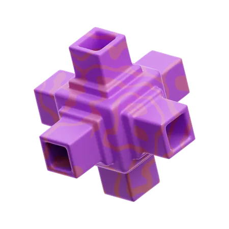 Abstrakte Form  3D Icon