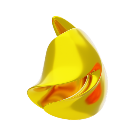 Abstrakte Form  3D Icon