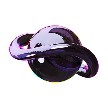 Abstrakte Form  3D Icon