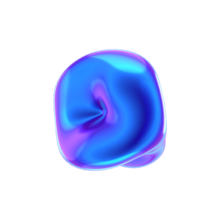 Abstrakte Form 3D Icon