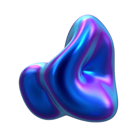 Abstrakte Form  3D Icon